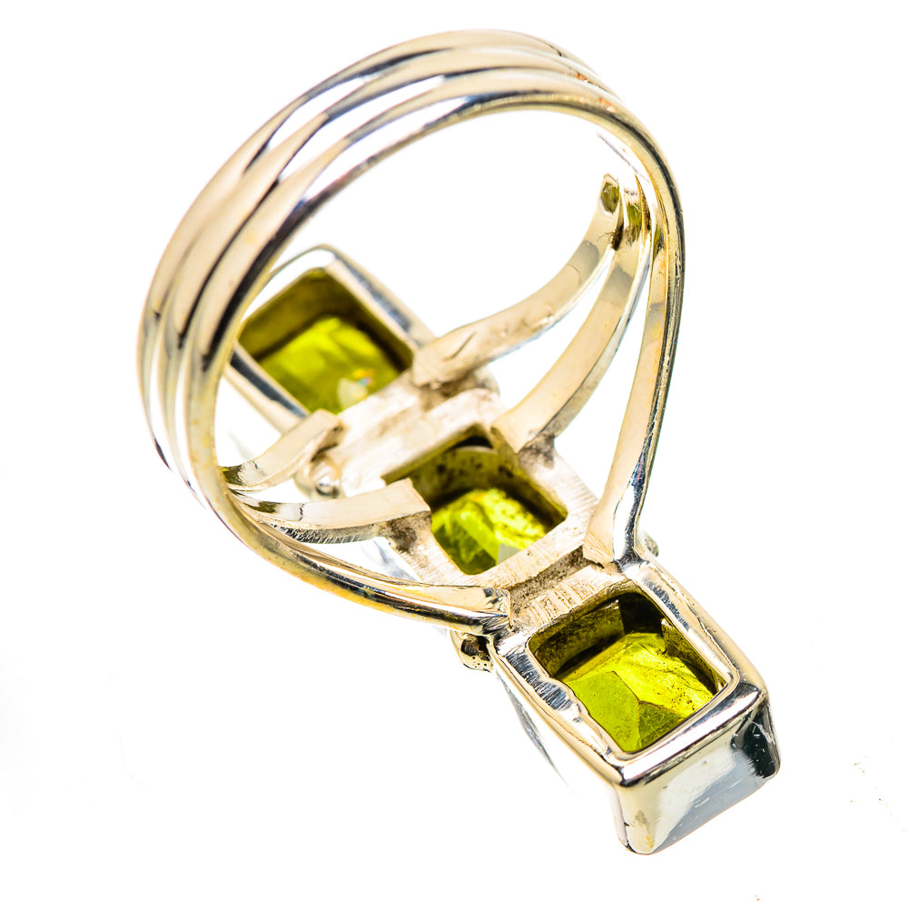 Large Peridot Ring Size 8 (925 Sterling Silver) RING135582