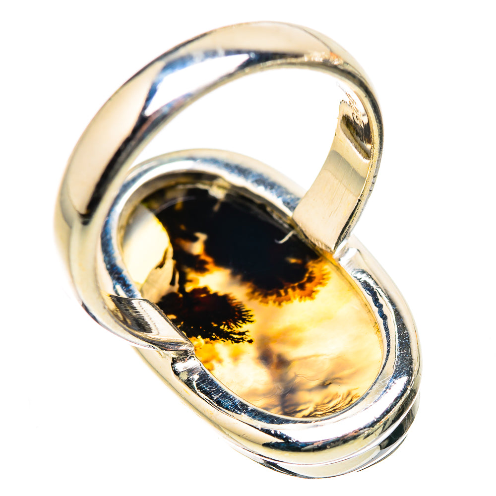 Scenic Dendritic Agate Ring Size 6.25 (925 Sterling Silver) RING135481