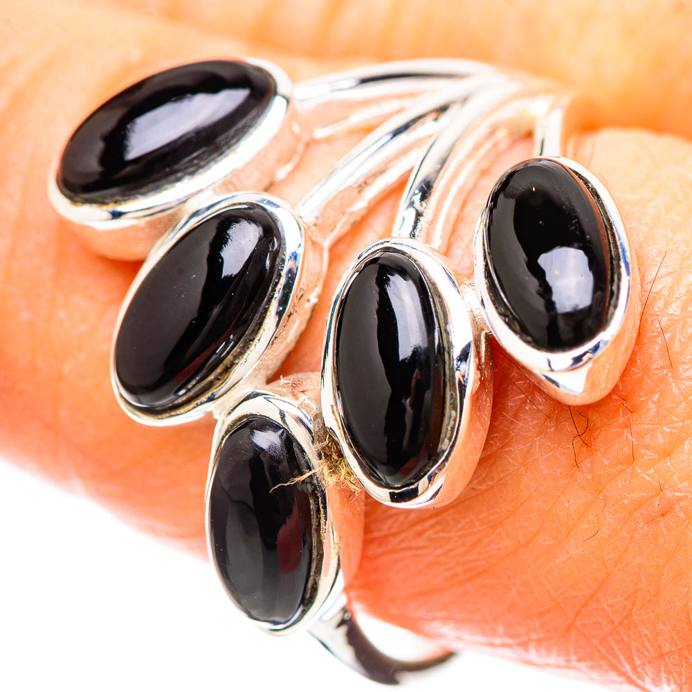 Black Onyx Ring Size 9.5 (925 Sterling Silver) RING136985