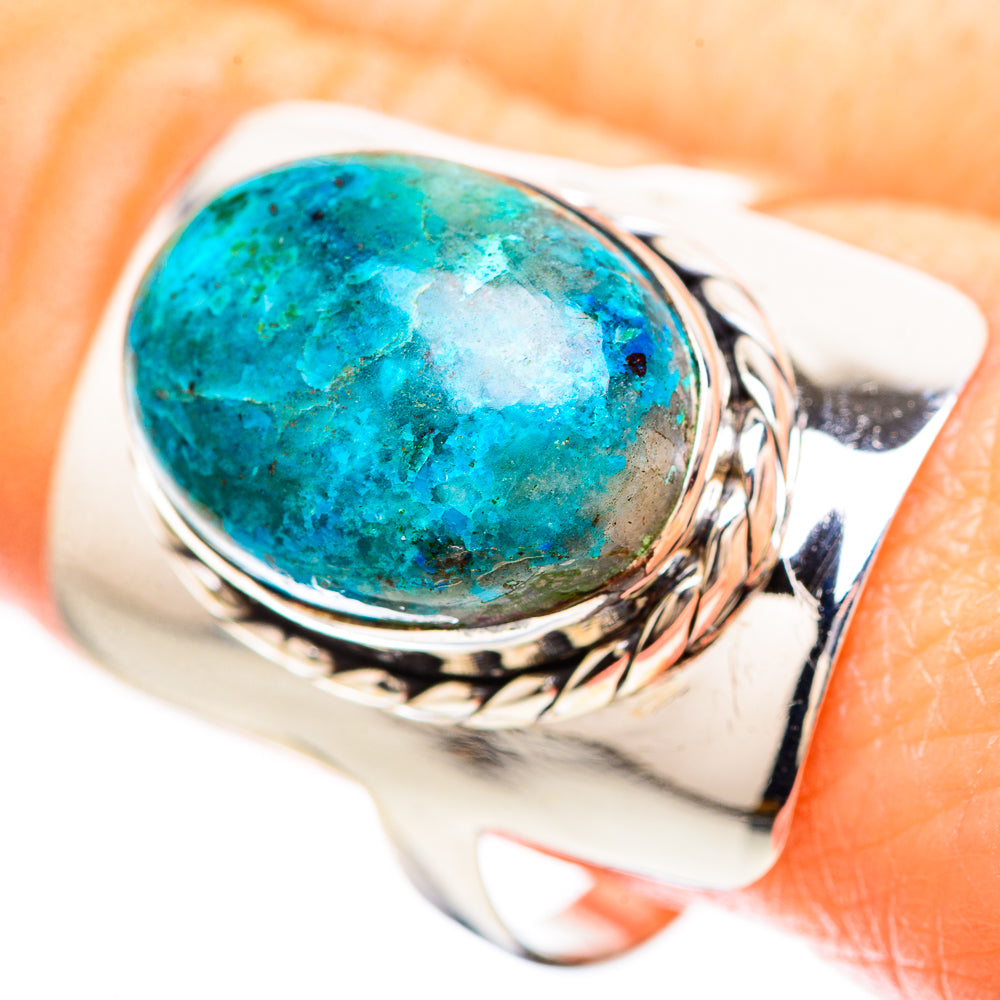 Chrysocolla Ring Size 10.5 (925 Sterling Silver) RING136441