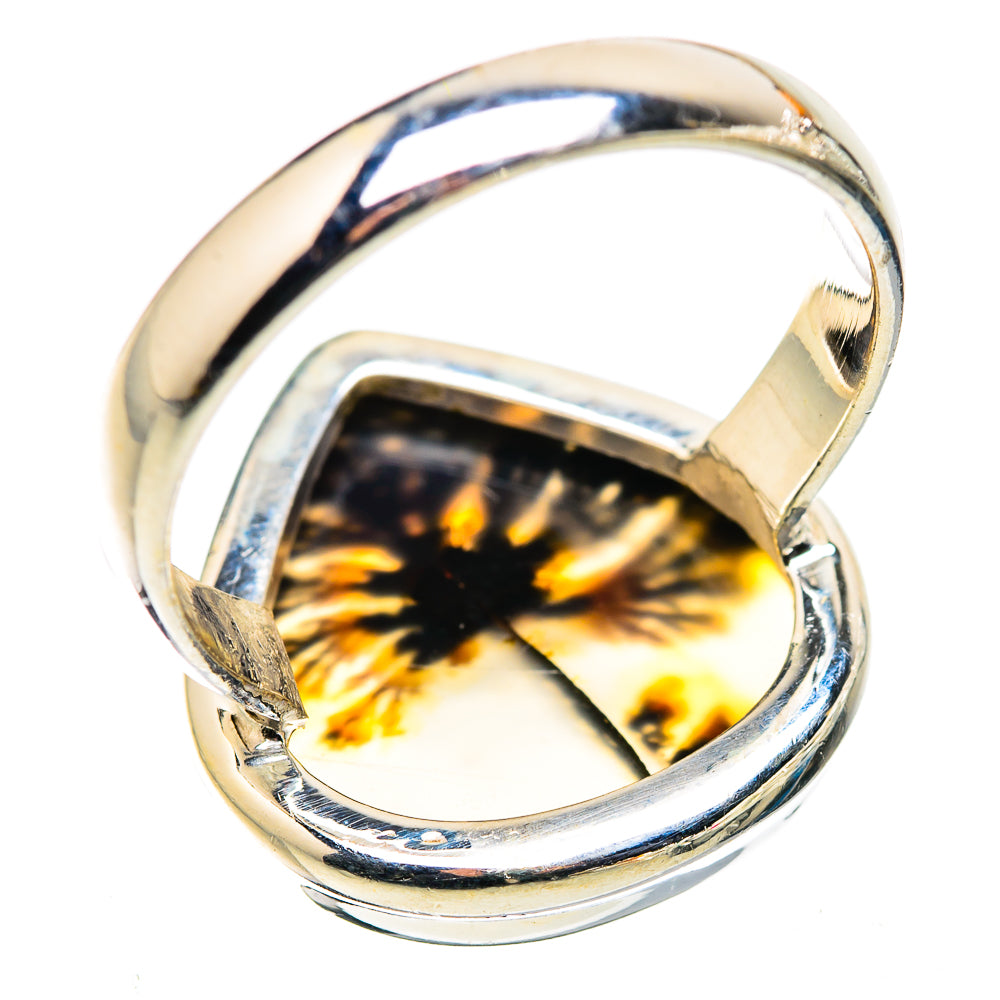 Scenic Dendritic Agate Ring Size 9 (925 Sterling Silver) RING135698