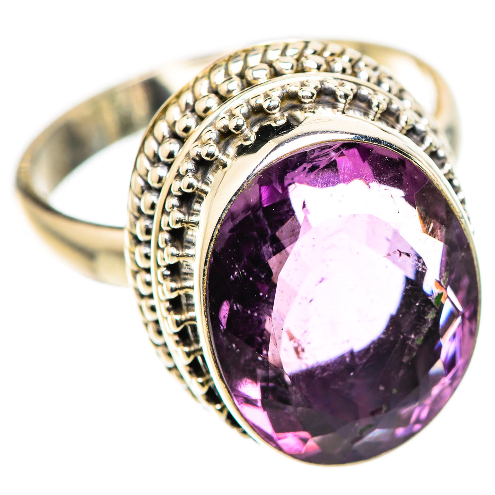 Faceted Amethyst Ring Size 9 (925 Sterling Silver) RING136067