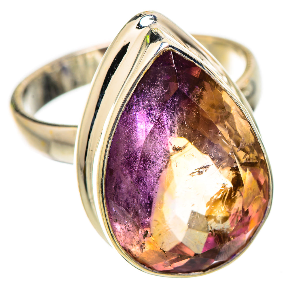 Faceted Ametrine Ring Size 7.25 (925 Sterling Silver) RING135247