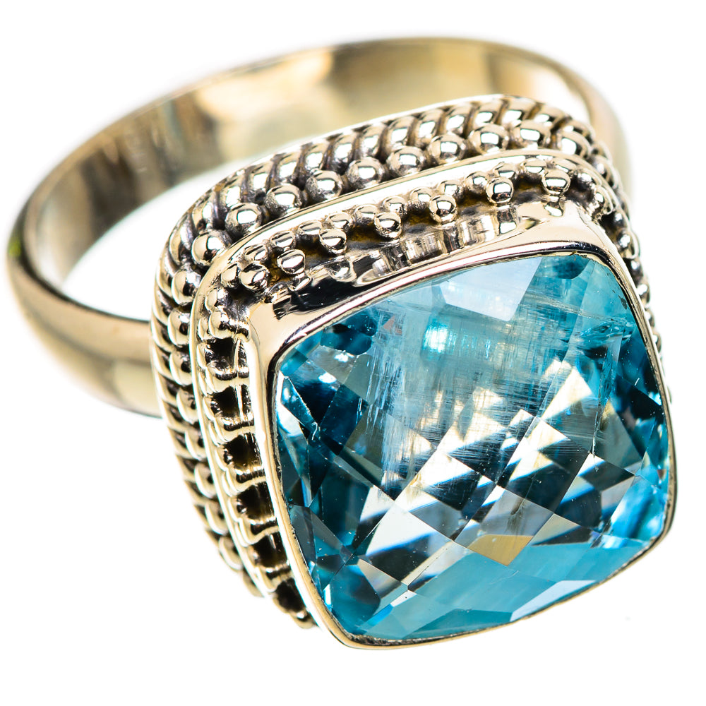 Blue Topaz Ring Size 6.5 (925 Sterling Silver) RING135393