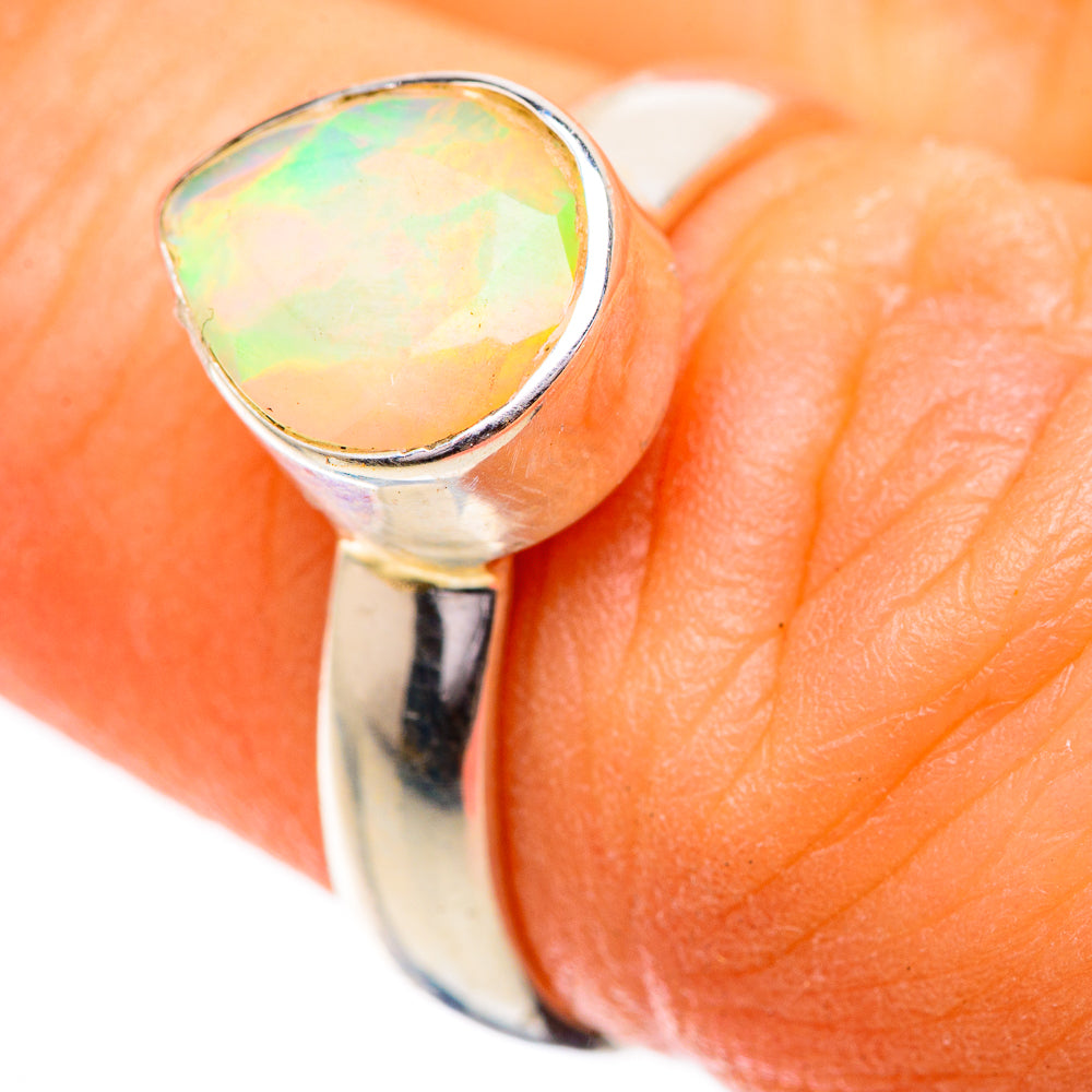 Ethiopian Opal Ring Size 6.5 (925 Sterling Silver) RING135840