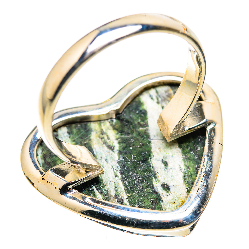 Large Swiss Green Opal Ring Size 10 (925 Sterling Silver) RING136192