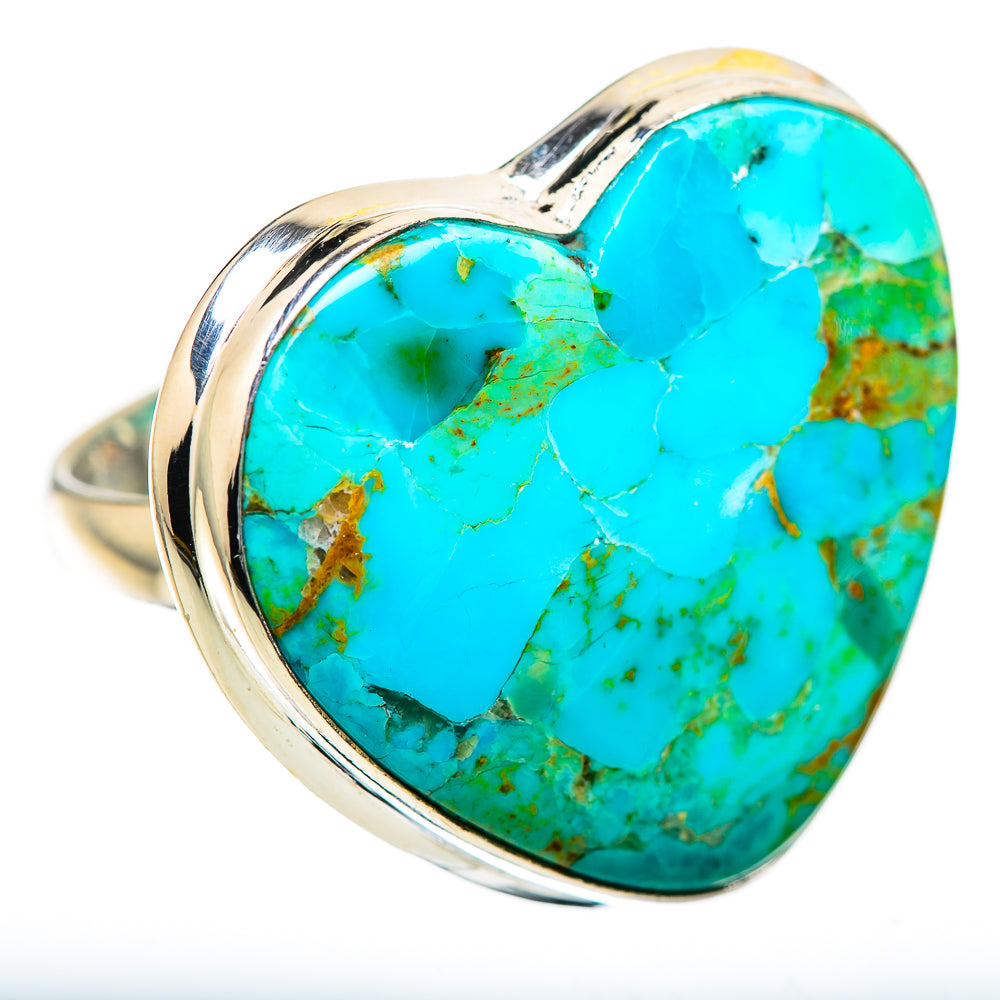 Large Chrysocolla Ring Size 9 (925 Sterling Silver) RING135935