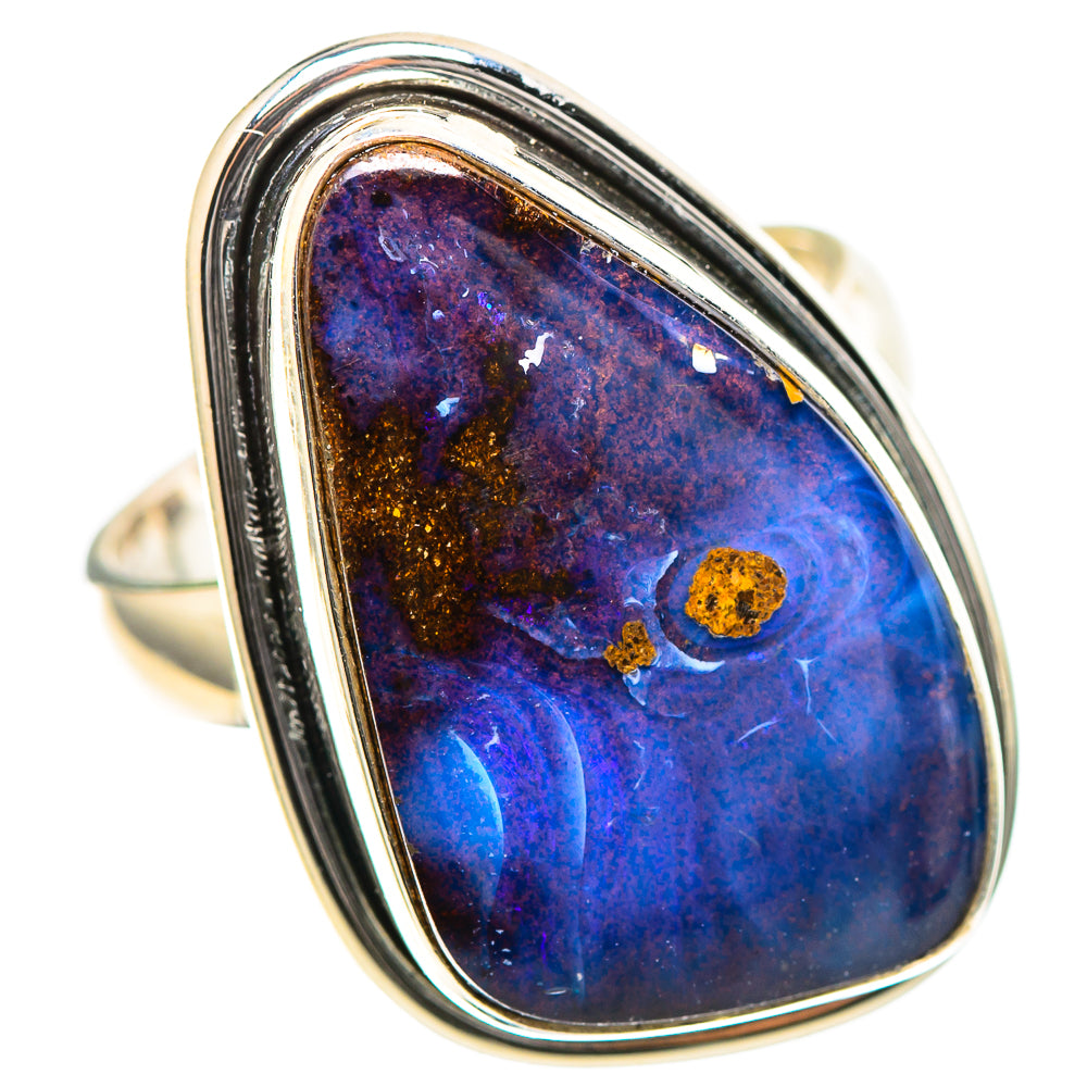 Boulder Opal Ring Size 6 (925 Sterling Silver) RING136681