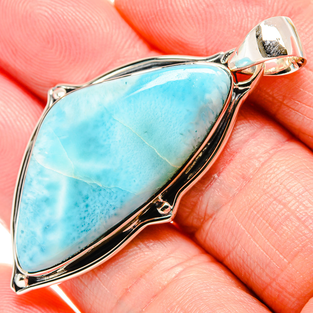 Larimar Pendant 2" (925 Sterling Silver) PD36364