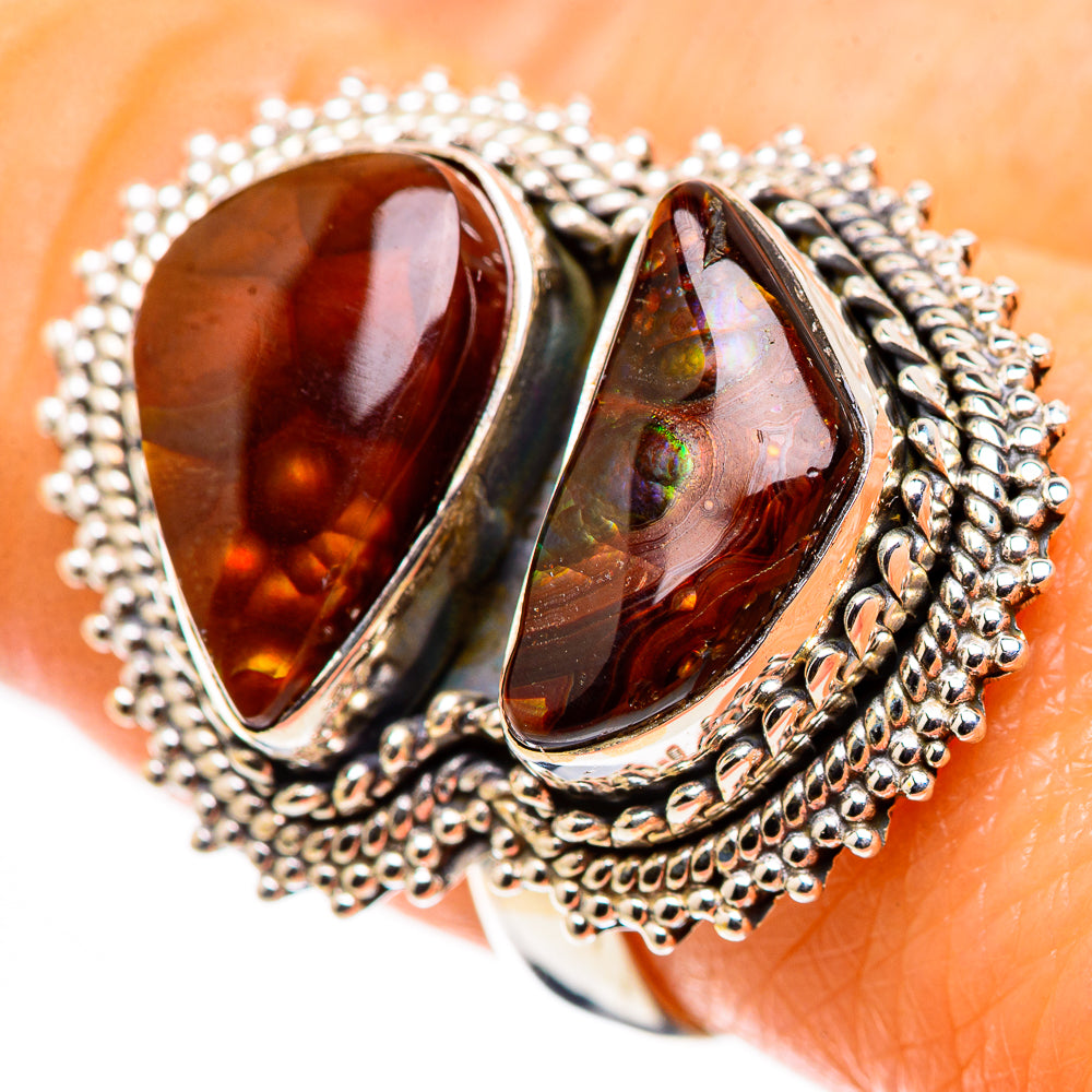 Mexican Fire Agate Ring Size 8 (925 Sterling Silver) RING135632