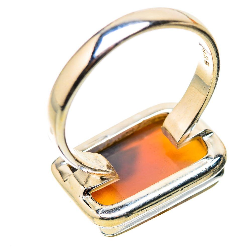 Scenic Dendritic Agate Ring Size 9 (925 Sterling Silver) RING134852