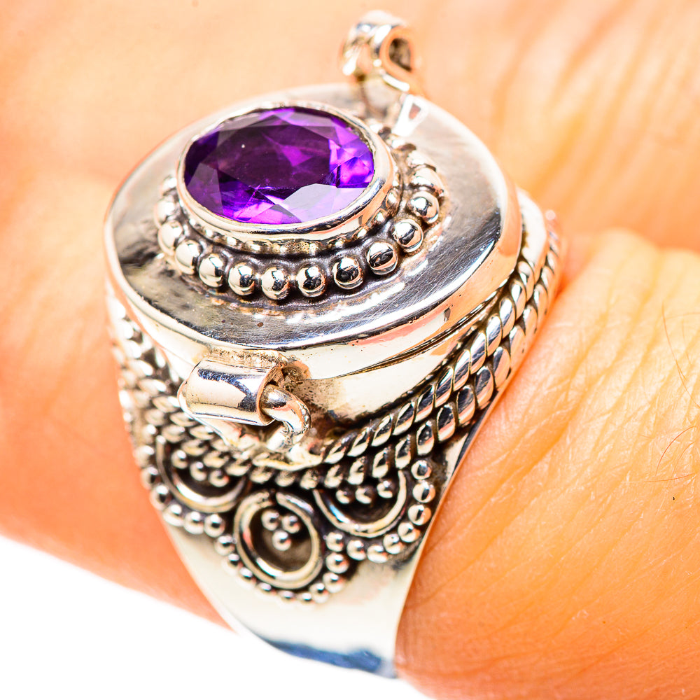 Poison Faceted Amethyst 925 Sterling Silver Ring Size 6.75 (925 Sterling Silver) RING137390