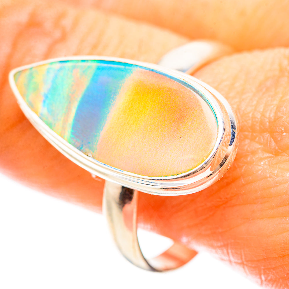 Aura Opal 925 Sterling Silver Ring Size 11.75 Ana Co R136279