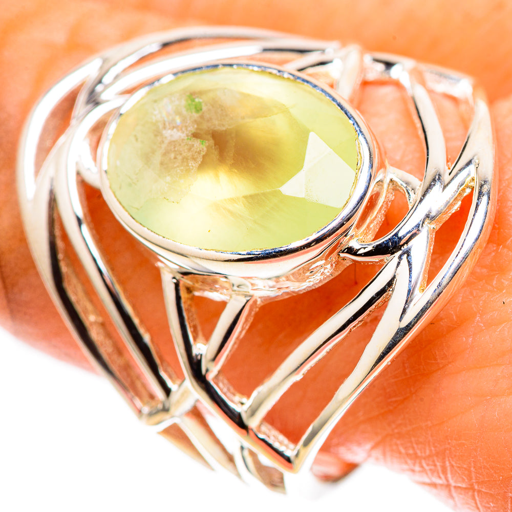Prehnite 925 Sterling Silver Ring Size 9.25 (925 Sterling Silver) RING137650