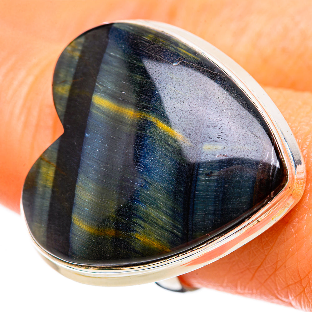 Large Pietersite Ring Size 8.25 (925 Sterling Silver) RING135713