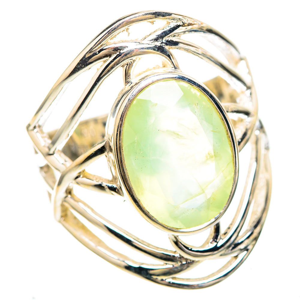 Prehnite Ring Size 8 (925 Sterling Silver) RING137036