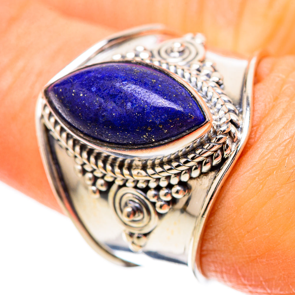 Lapis Lazuli Ring Size 7.25 (925 Sterling Silver) RING135258