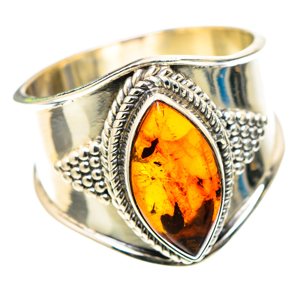 Baltic Amber 925 Sterling Silver Ring Size 9 (925 Sterling Silver) RING137421