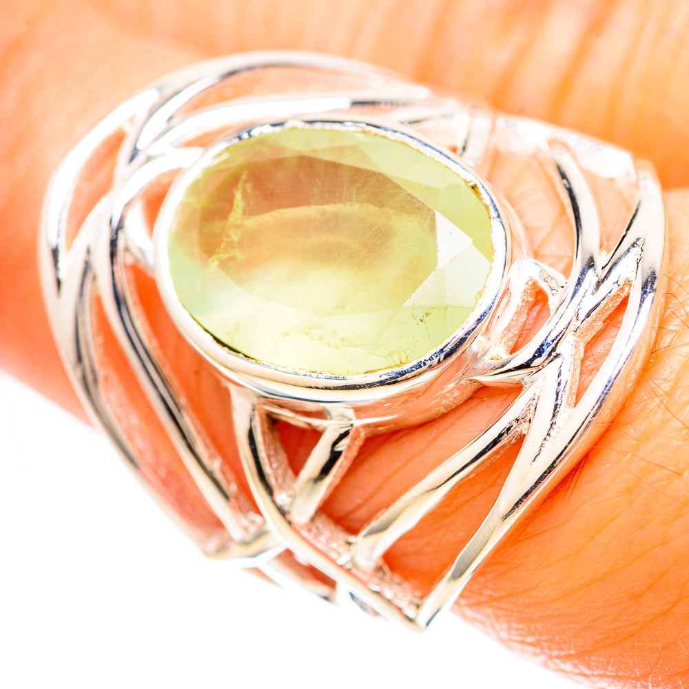 Prehnite Ring Size 6.75 (925 Sterling Silver) RING136444