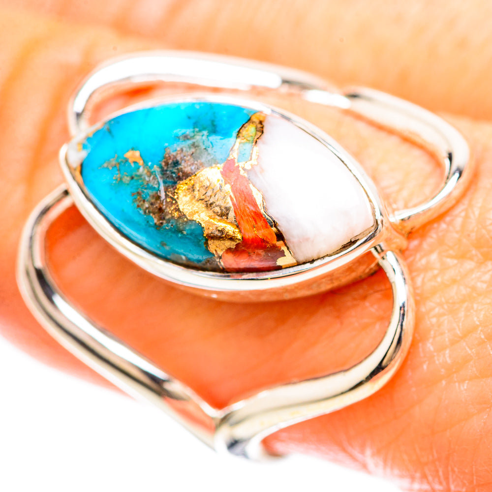 Spiny Oyster Turquoise Ring Size 9 (925 Sterling Silver) RING136499