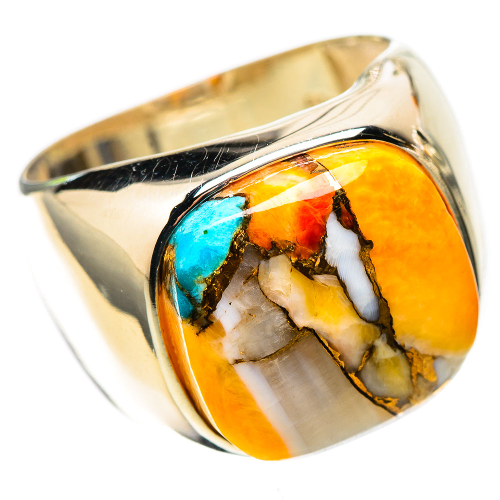 Spiny Oyster Turquoise 925 Sterling Silver Ring Size 7 (925 Sterling Silver) RING137626