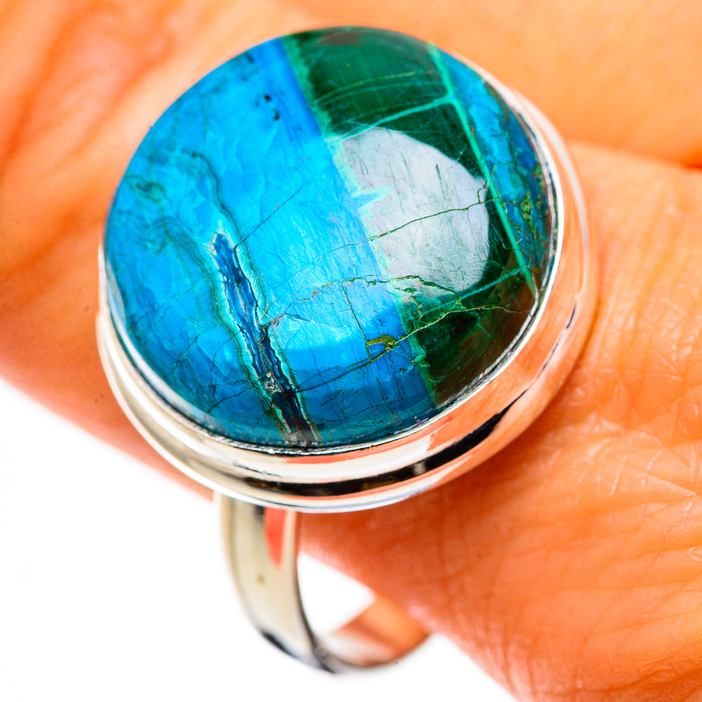 Malachite In Chrysocolla Ring Size 11.5 (925 Sterling Silver) RING134780