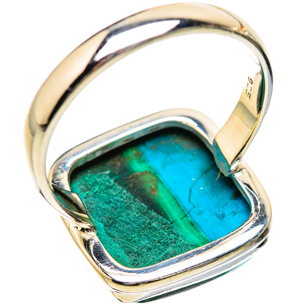 Malachite In Chrysocolla Ring Size 11 (925 Sterling Silver) RING135292