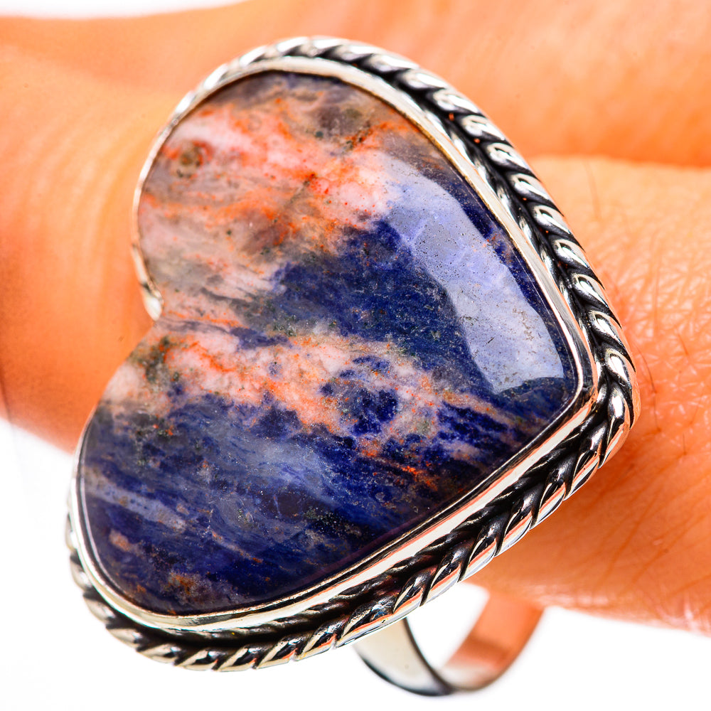 Large Sodalite Ring Size 12.75 (925 Sterling Silver) RING135756