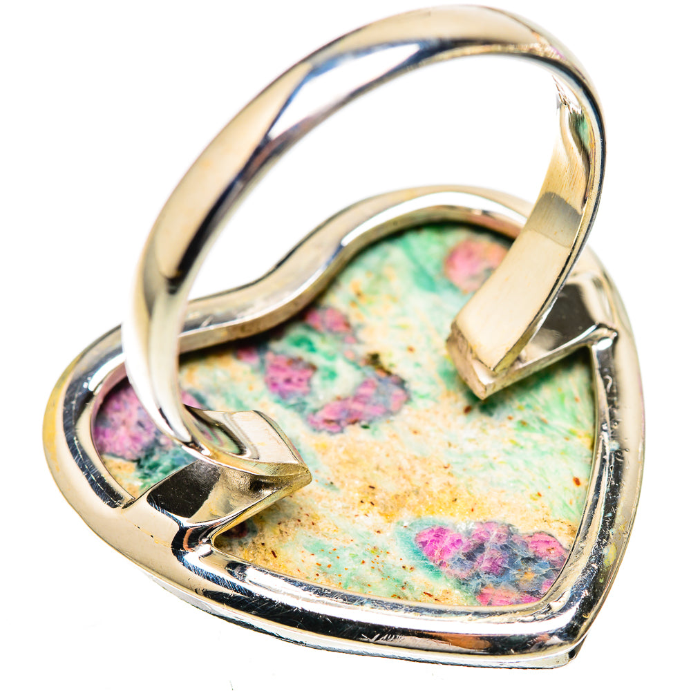 Large Ruby Fuchsite Ring Size 12.5 (925 Sterling Silver) RING135976