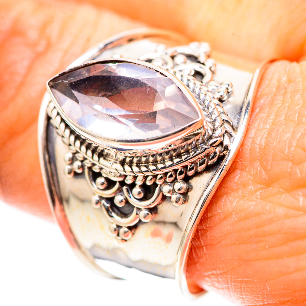 Rose Quartz Ring Size 10.25 (925 Sterling Silver) RING136739