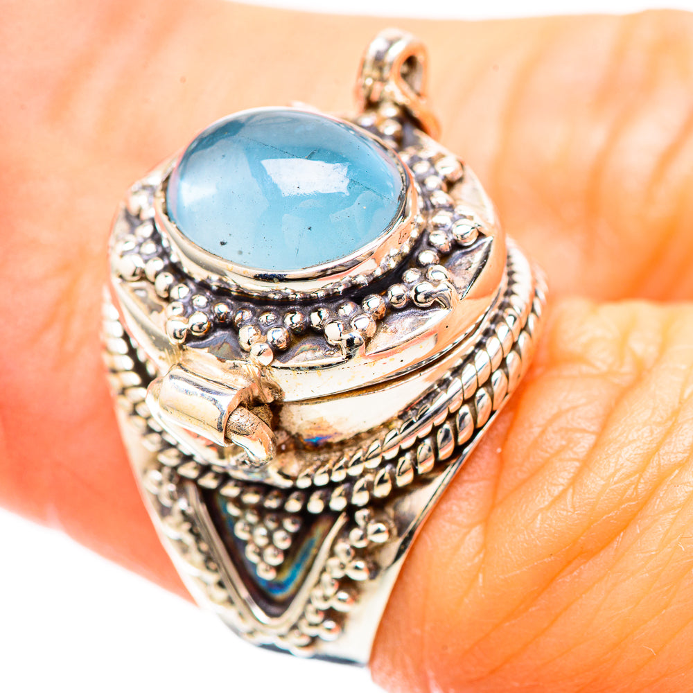 Poison Natural Aquamarine Ring Size 6 (925 Sterling Silver) RING136466