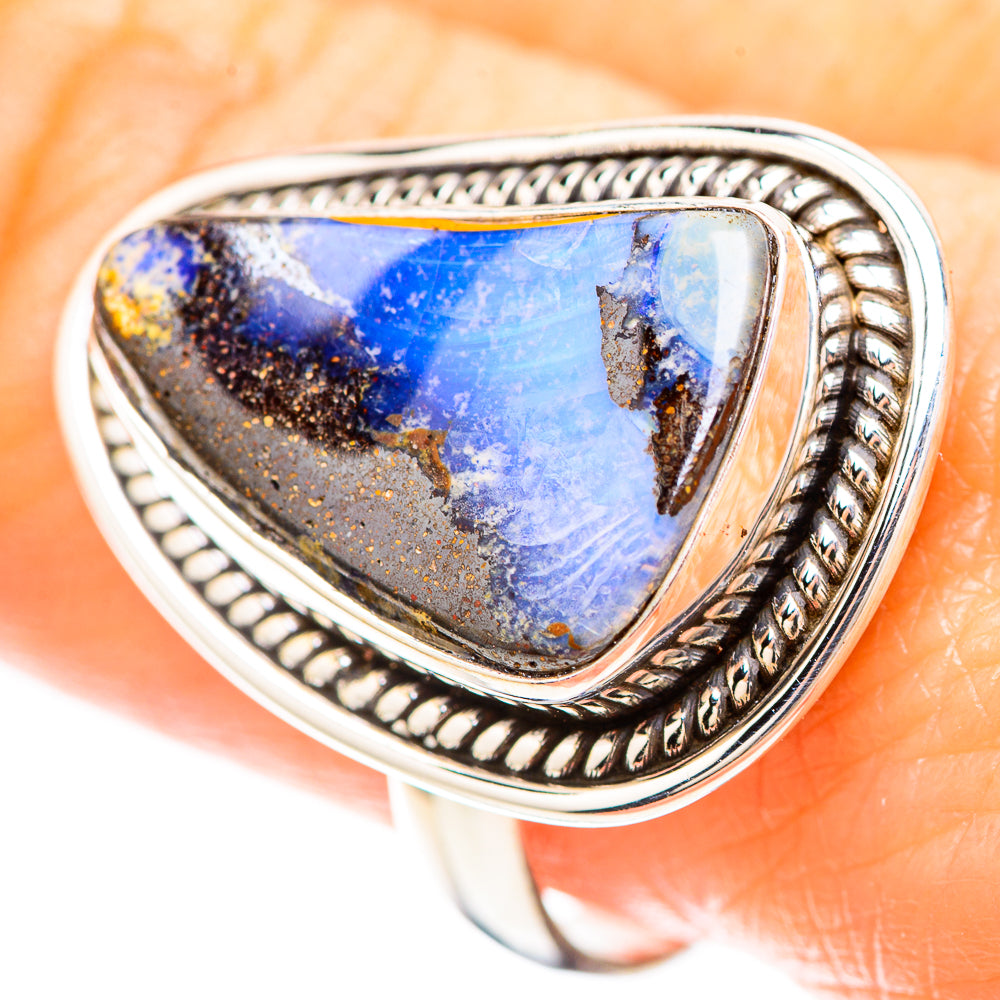 Australian Boulder Opal Ring Size 9.75 (925 Sterling Silver) RING137108