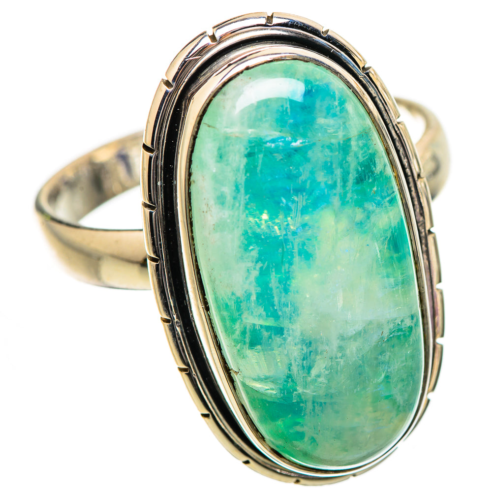 Green Moonstone Ring Size 11 (925 Sterling Silver) RING135327