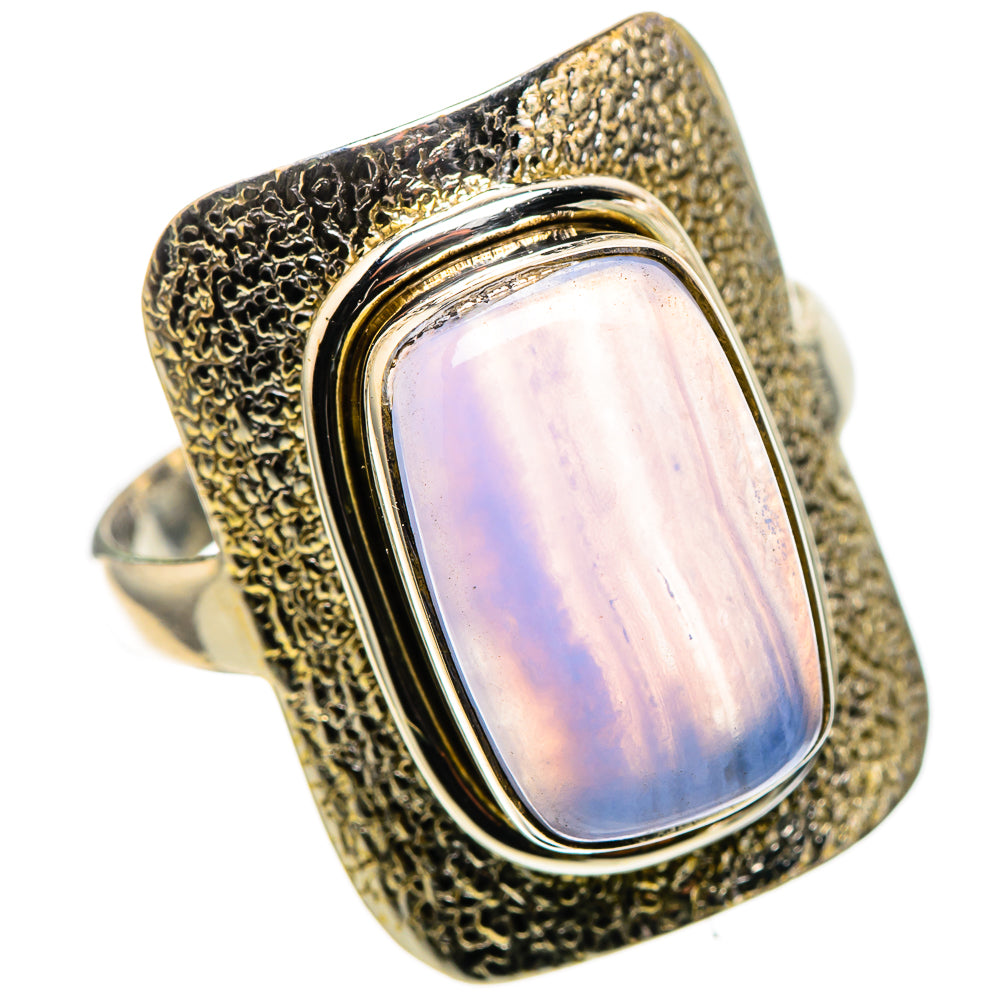 Blue Lace Agate 925 Sterling Silver Ring Size 11 (925 Sterling Silver) RING137633
