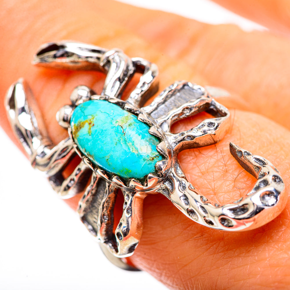 Kingman Mohave Turquoise Ring Size 9 (925 Sterling Silver) RING135872