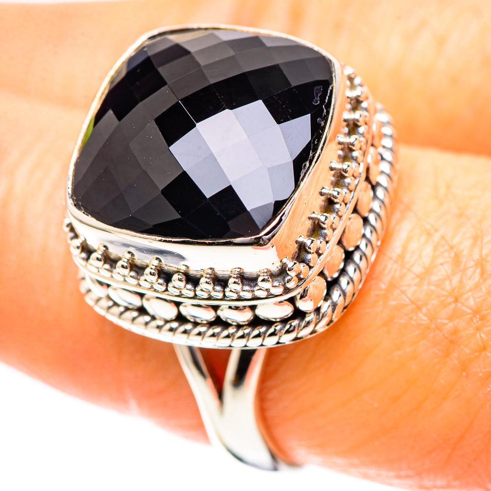 Black Onyx 925 Sterling Silver Ring Size 8 (925 Sterling Silver) RING137184