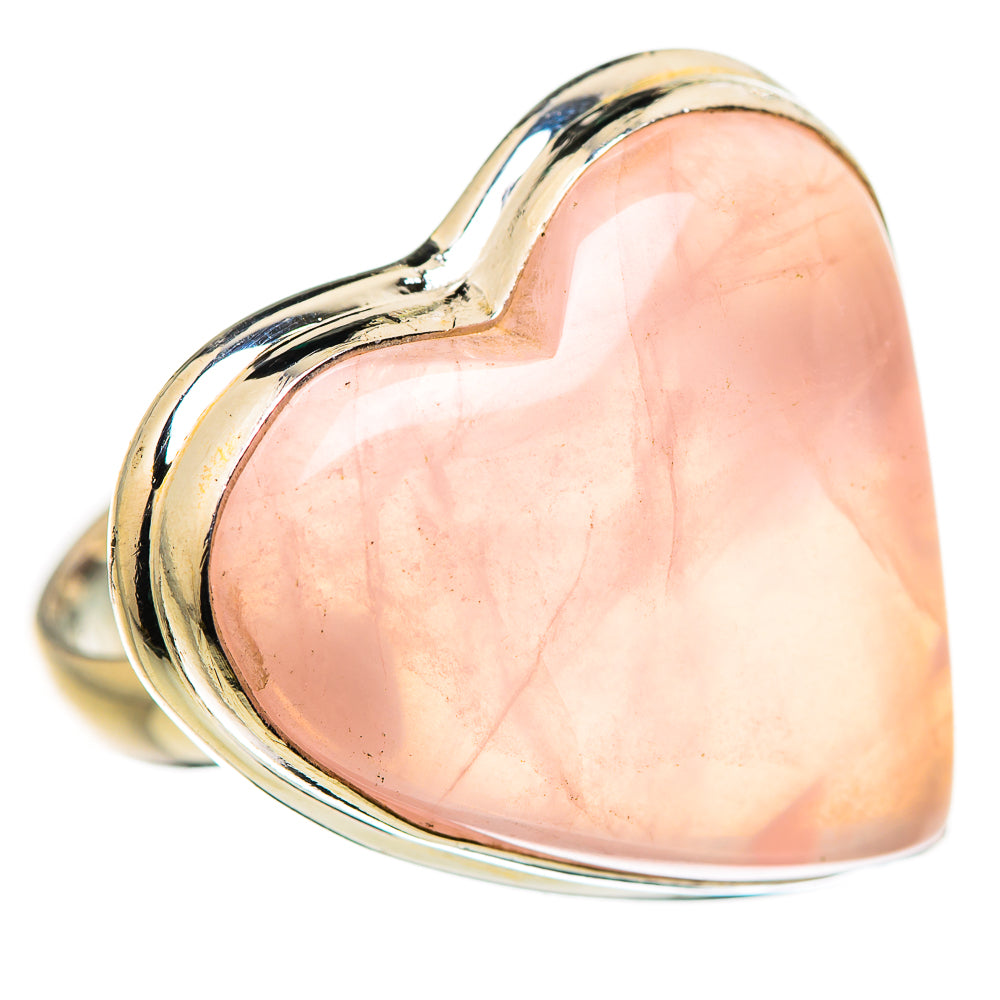 Large Rose Quartz Ring Size 7 (925 Sterling Silver) RING134717