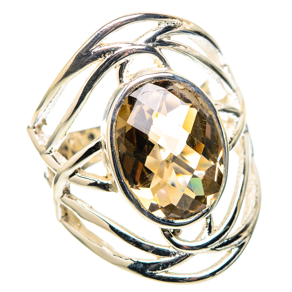 Smoky Quartz 925 Sterling Silver Ring Size 5.75 (925 Sterling Silver) RING137419