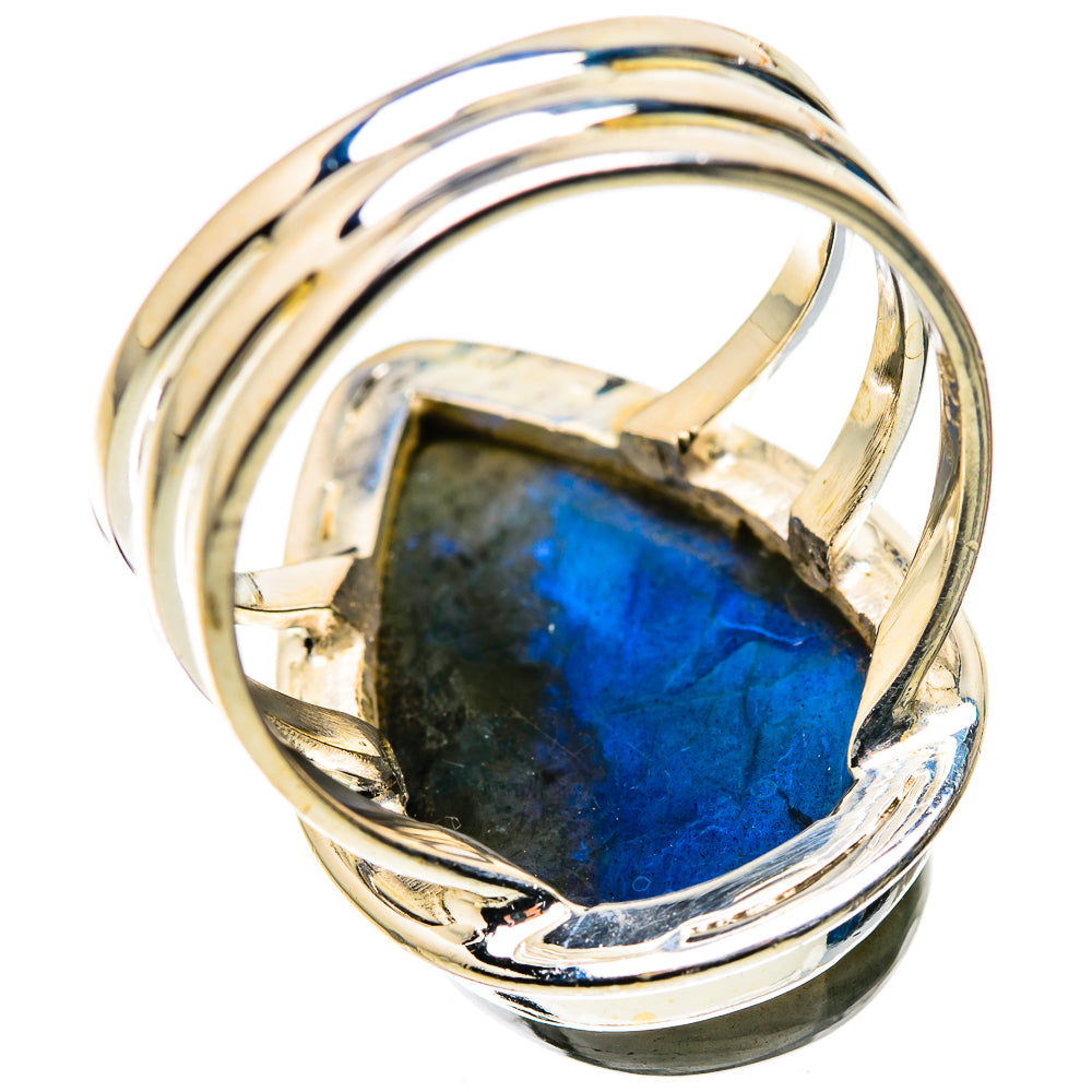 Large Labradorite Ring Size 10 (925 Sterling Silver) RING136102