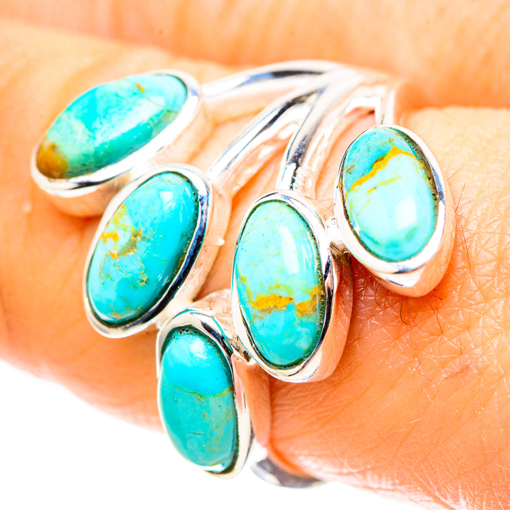 Chrysocolla 925 Sterling Silver Ring Size 8.25 (925 Sterling Silver) RING137413