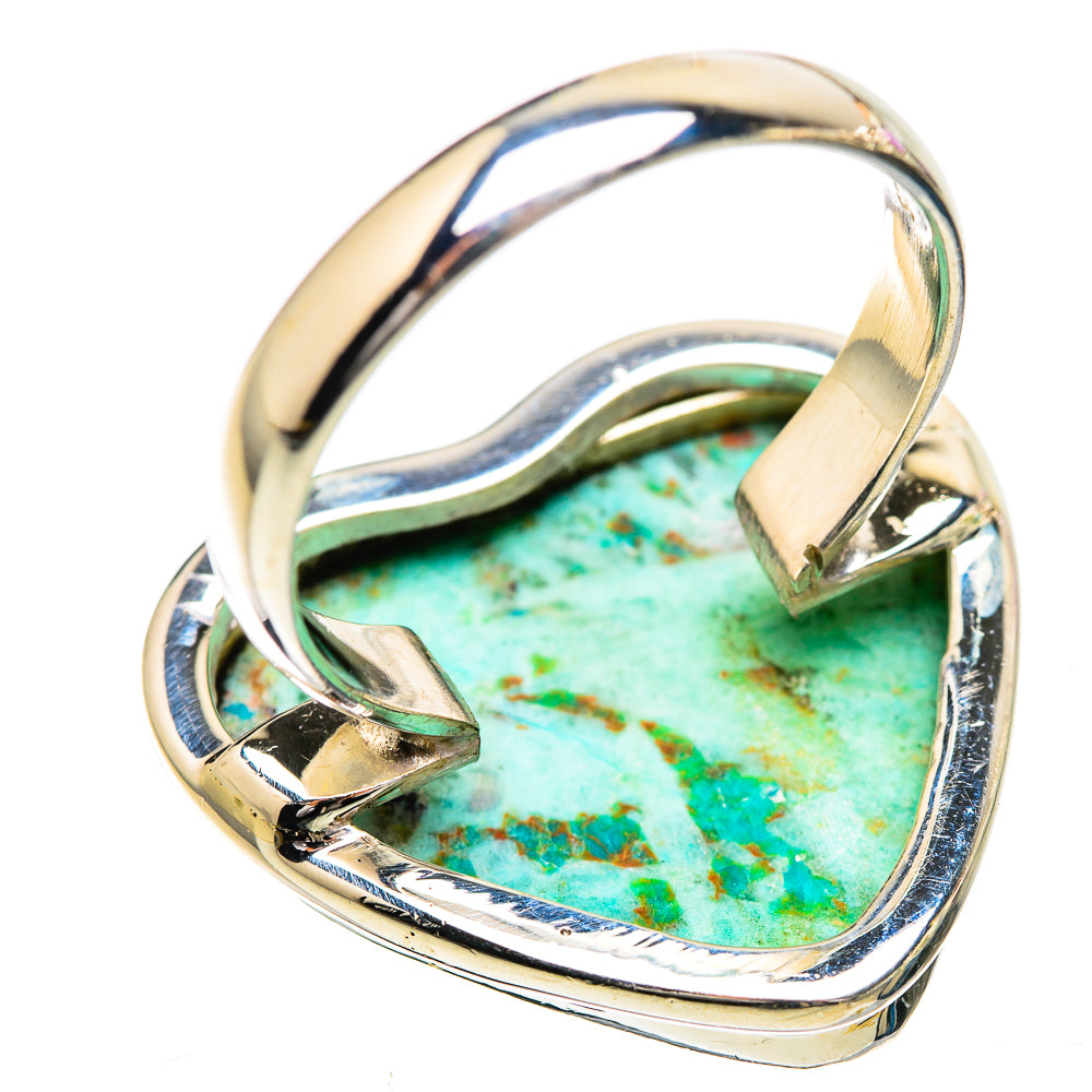Large Chrysocolla Ring Size 9.75 (925 Sterling Silver) RING135896