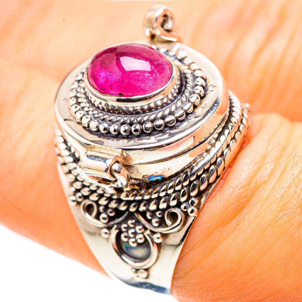 Poison Pink Tourmaline 925 Sterling Silver Ring Size 6.75 (925 Sterling Silver) RING137423