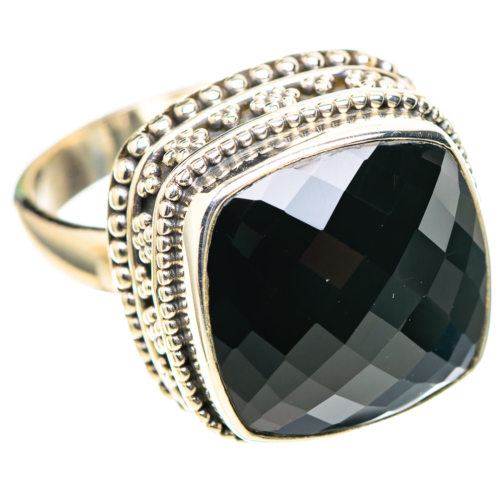 Black Onyx Ring Size 8.25 (925 Sterling Silver) RING136576