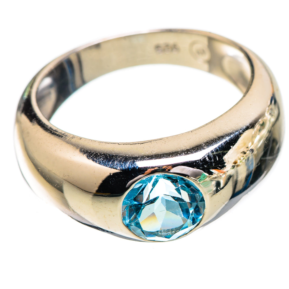 Blue Topaz Ring Size 6.5 (925 Sterling Silver) RING135820
