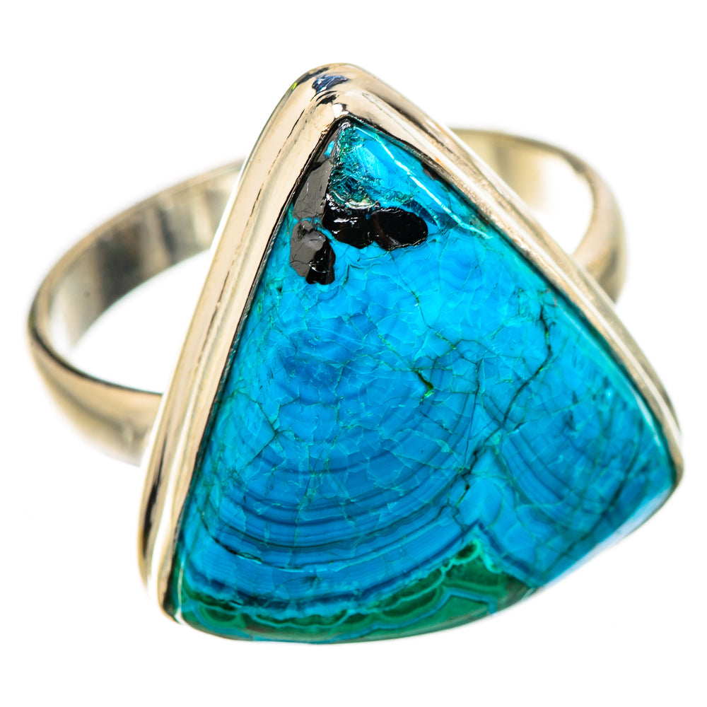 Large Malachite In Chrysocolla 925 Sterling Silver Ring Size 11 Ana Co R135347