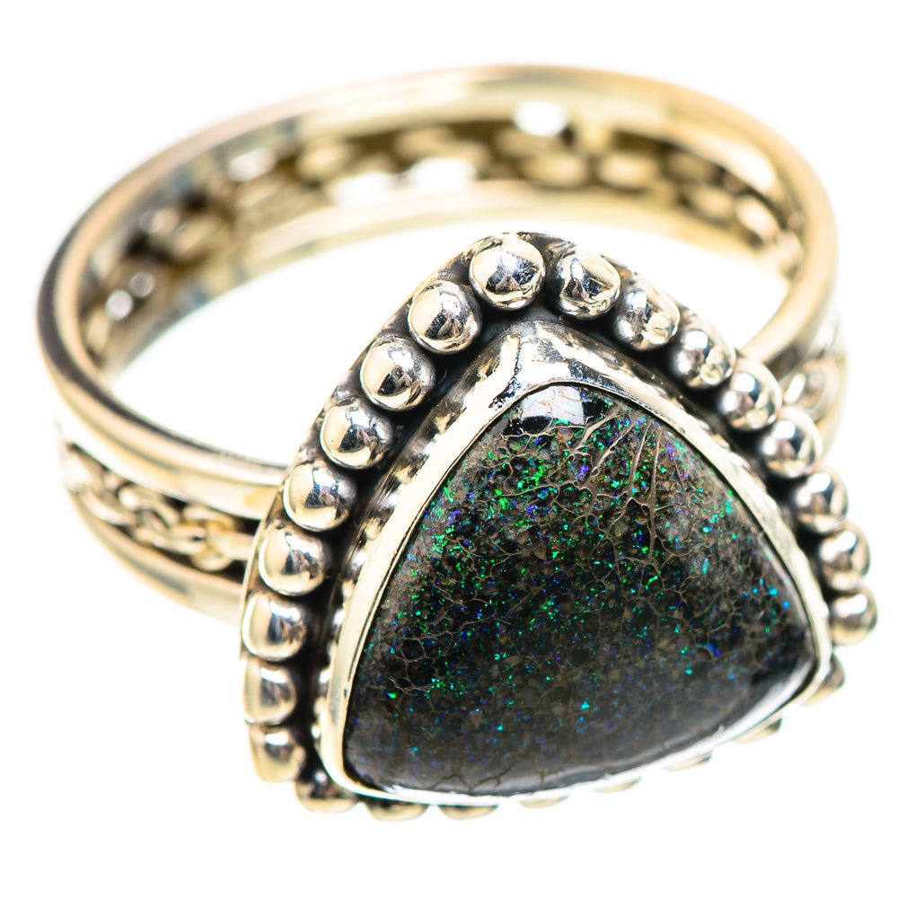 Andamooka Opal Ring Size 8 (925 Sterling Silver) RING136291