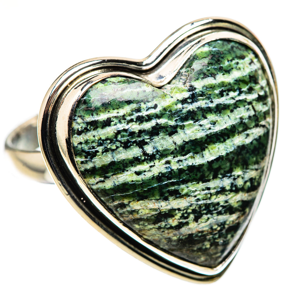 Large Swiss Green Opal Ring Size 12.75 (925 Sterling Silver) RING136158