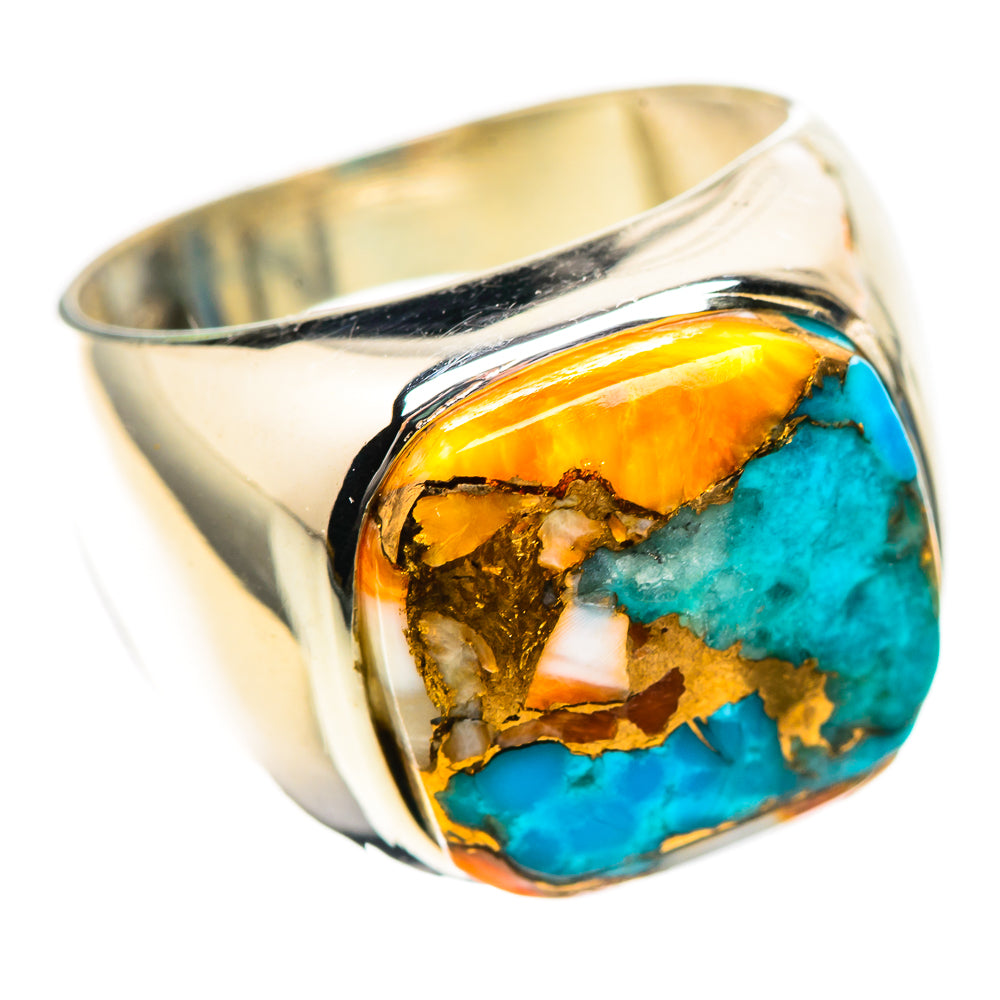 Spiny Oyster Turquoise Ring Size 7.25 (925 Sterling Silver) RING136263