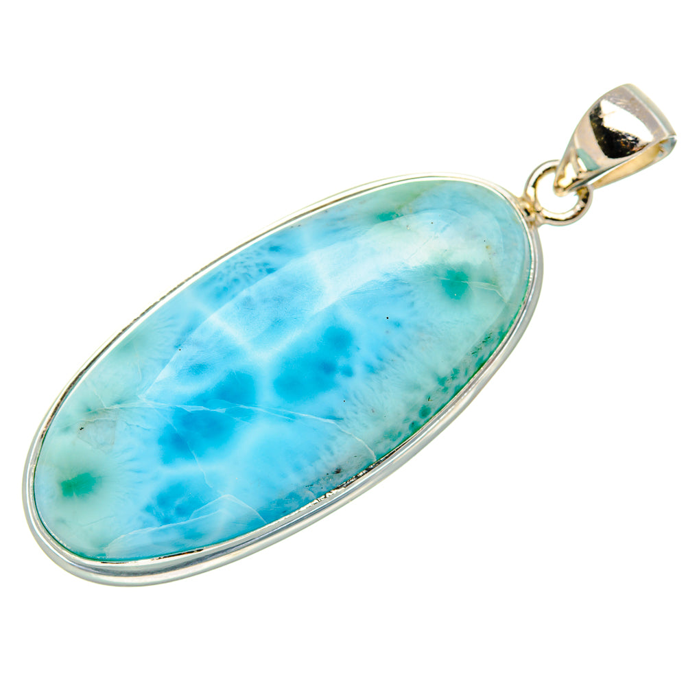 Larimar Pendant 2" (925 Sterling Silver) PD37506