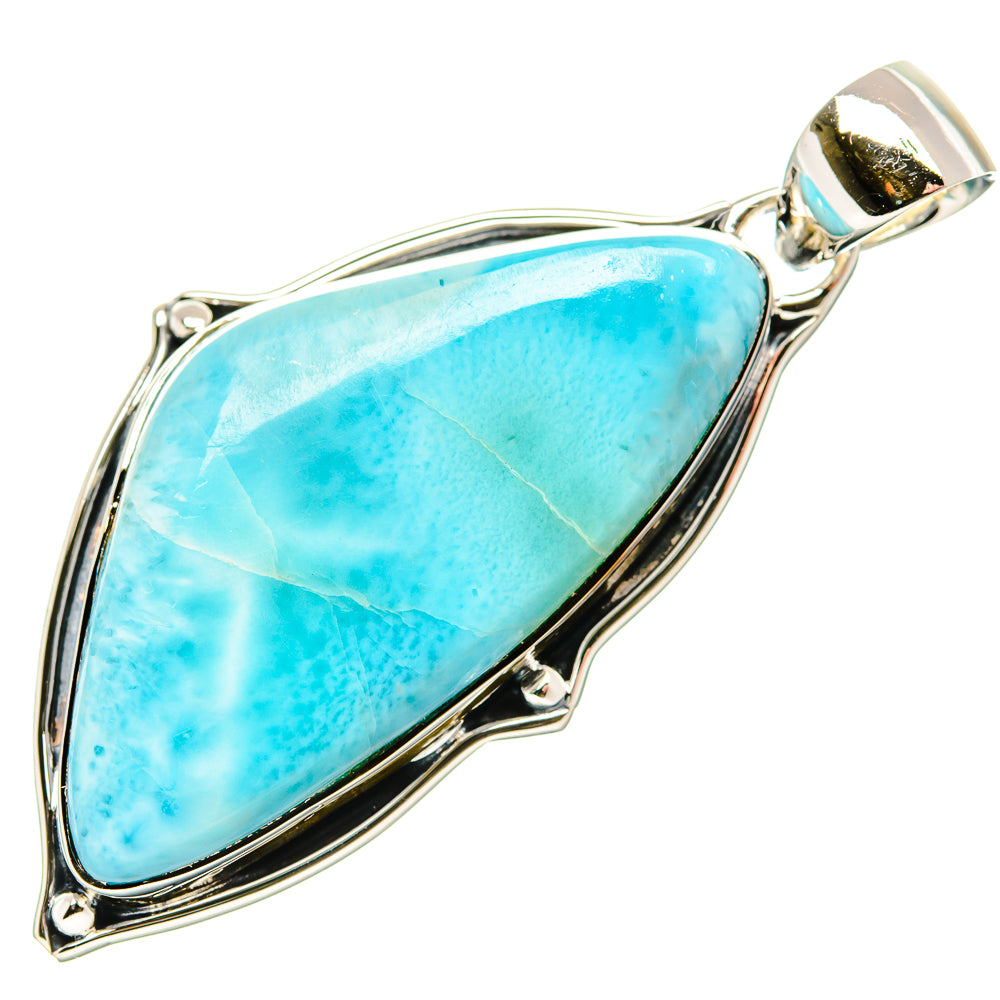 Larimar Pendant 2" (925 Sterling Silver) PD36364